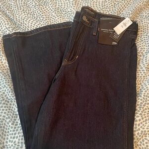 Banana Republic High Rise Wide Leg Jeans